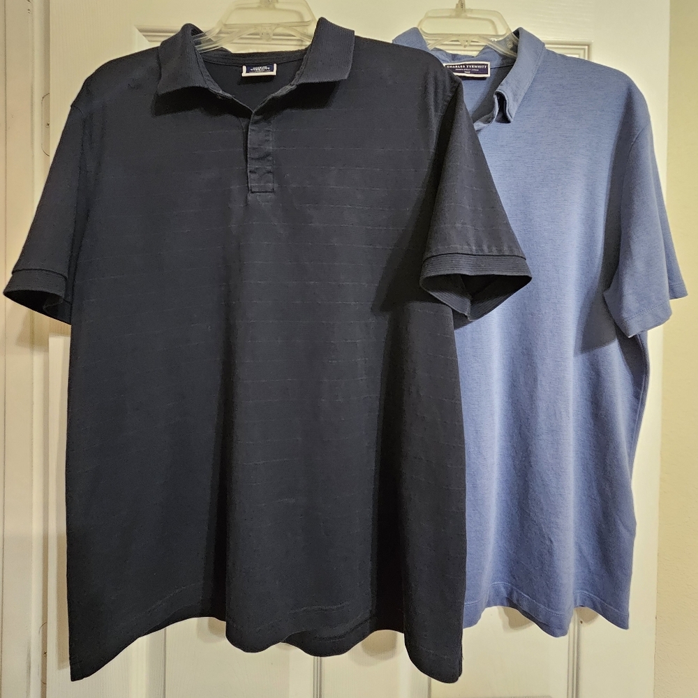 Charles Tyrwhitt Navy & Blue Polo Shirts
